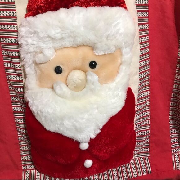 Vintage Santa Claus Christmas Quilted Blanket - Picture 7 of 16